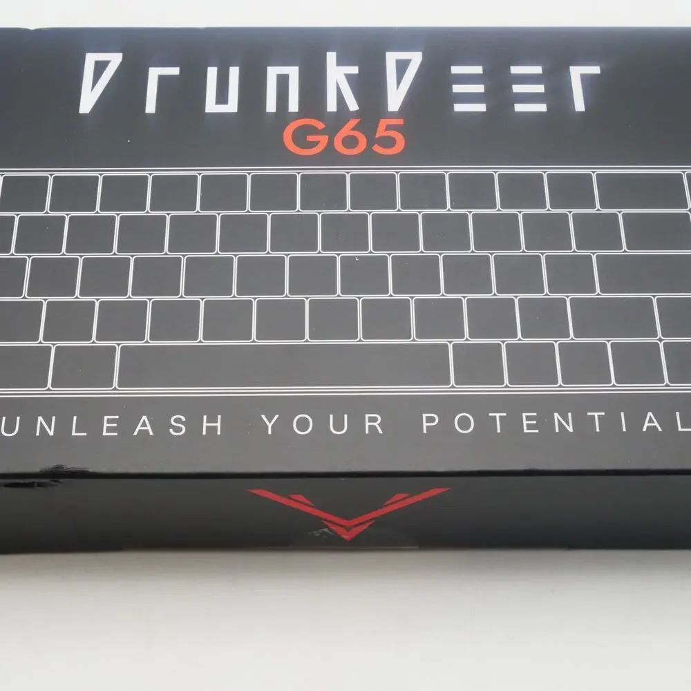 NEW DrunkDeer G65  Wired  Adjustable HE Magnetic Switch Gaming Keyboard WHITE